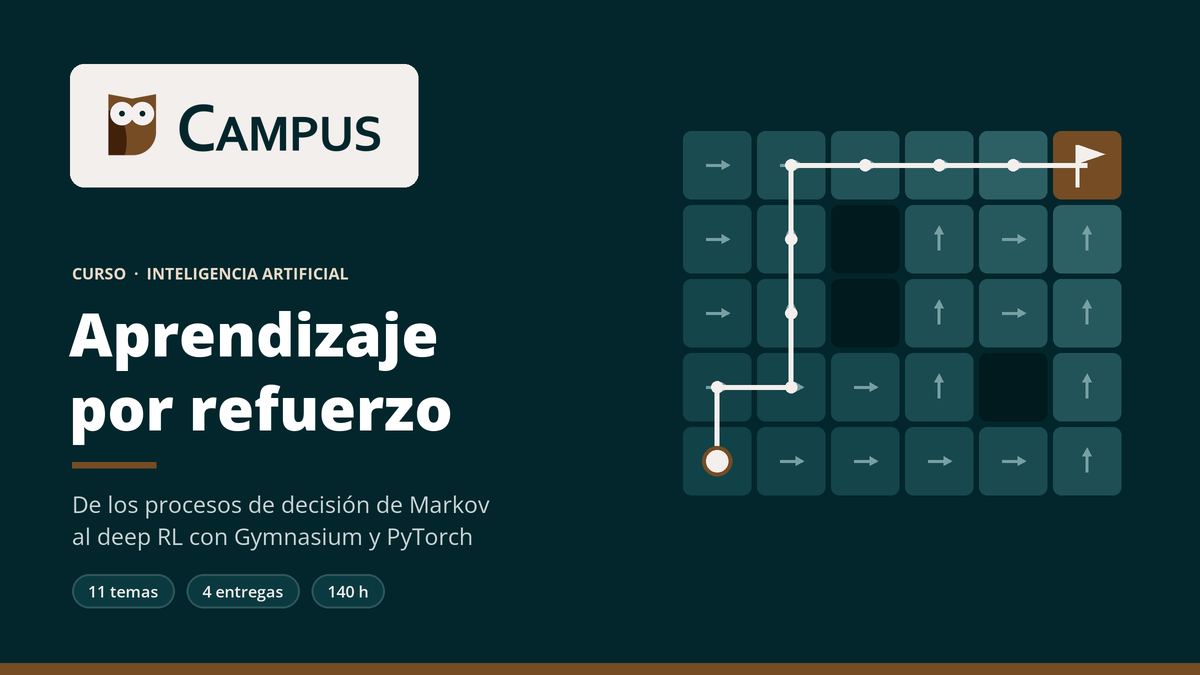 Imagen del curso Aprendizaje por refuerzo