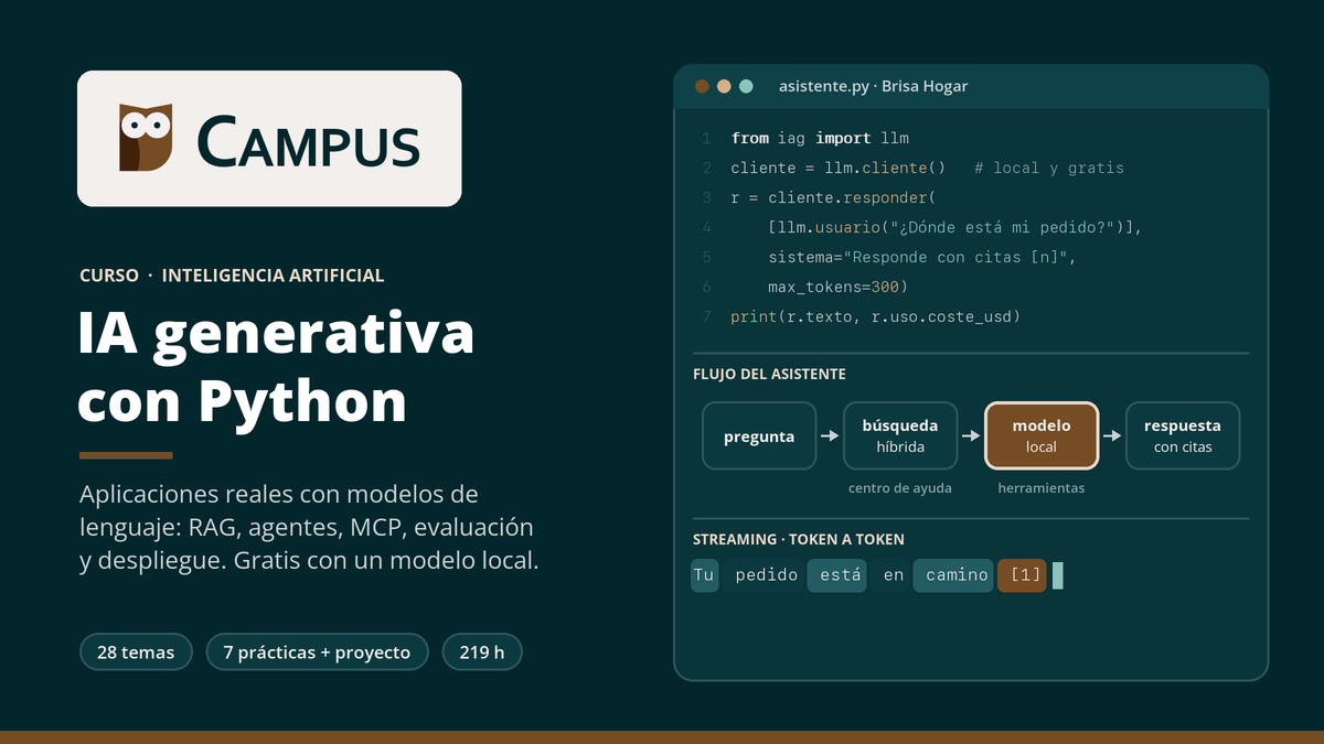 Imagen del curso IA generativa con Python
